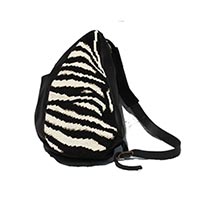 Large Shoulder Bag - Zebra pattern