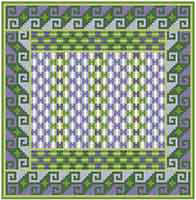 needlepoint kit in soft colors