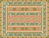 Kilim Bedpillow in spice colors