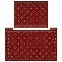 Pisac lumbar cushion needlepoint kits in all reds