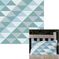 geometric large square in sea breeze sages